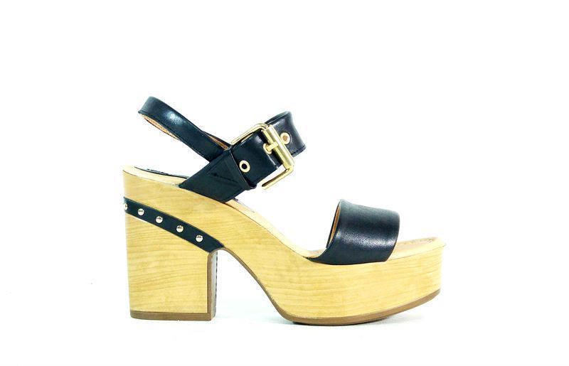 Pedro Miralles- Sandalia plataforma oasis negro - Imagen 2