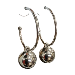 Pendientes bisutería aro dorado/plateado - Imagen 2