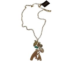 Pèpöri_ Colgante largo piedras - Imagen 1