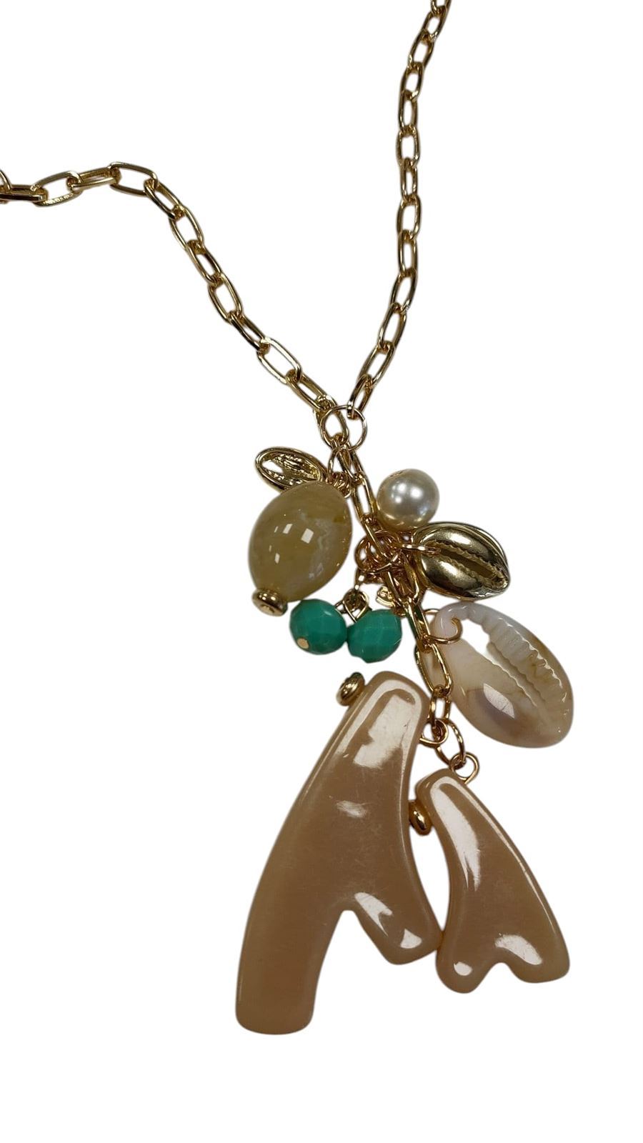 Pèpöri_ Colgante largo piedras - Imagen 2