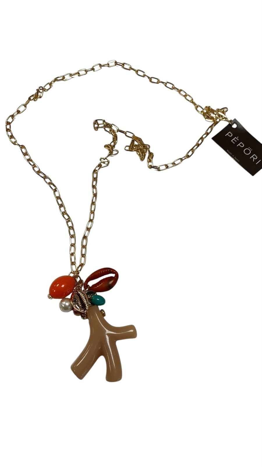 Pèpöri_ Colgante largo piedras - Imagen 3