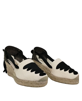Picón_ Alpargata crudo/negro - Imagen 2