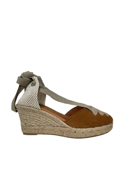 Picón_ Alpargata cuña camel - Imagen 1