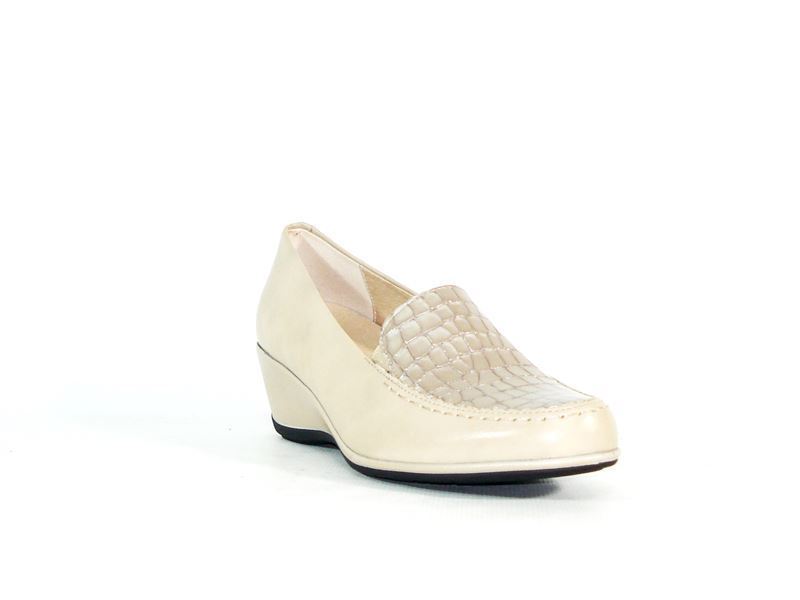 Pitillos- Mocasin beige mujer - Imagen 1