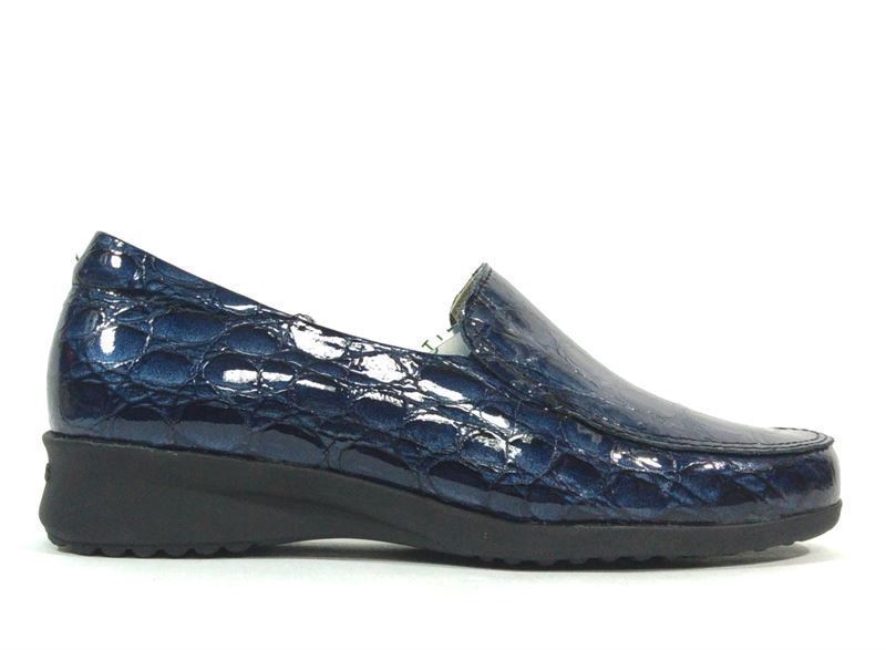 Pitillos_ Mocasín combinado marino - Imagen 1