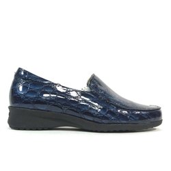 Pitillos_ Mocasín combinado marino - Imagen 1