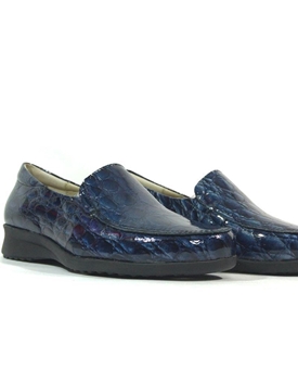 Pitillos_ Mocasín combinado marino - Imagen 2