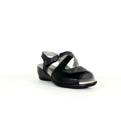 Pitillos- Sandalia negra mujer - Imagen 1