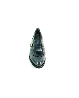 Pitillos- Zapato abotinado flecos gris - Imagen 2