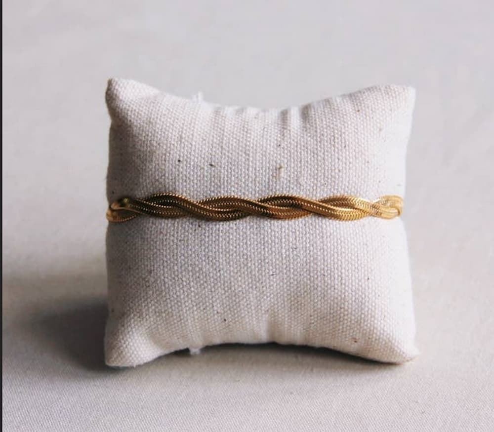 Pulsera trenzada de serpiente de acero inoxidable - Imagen 2