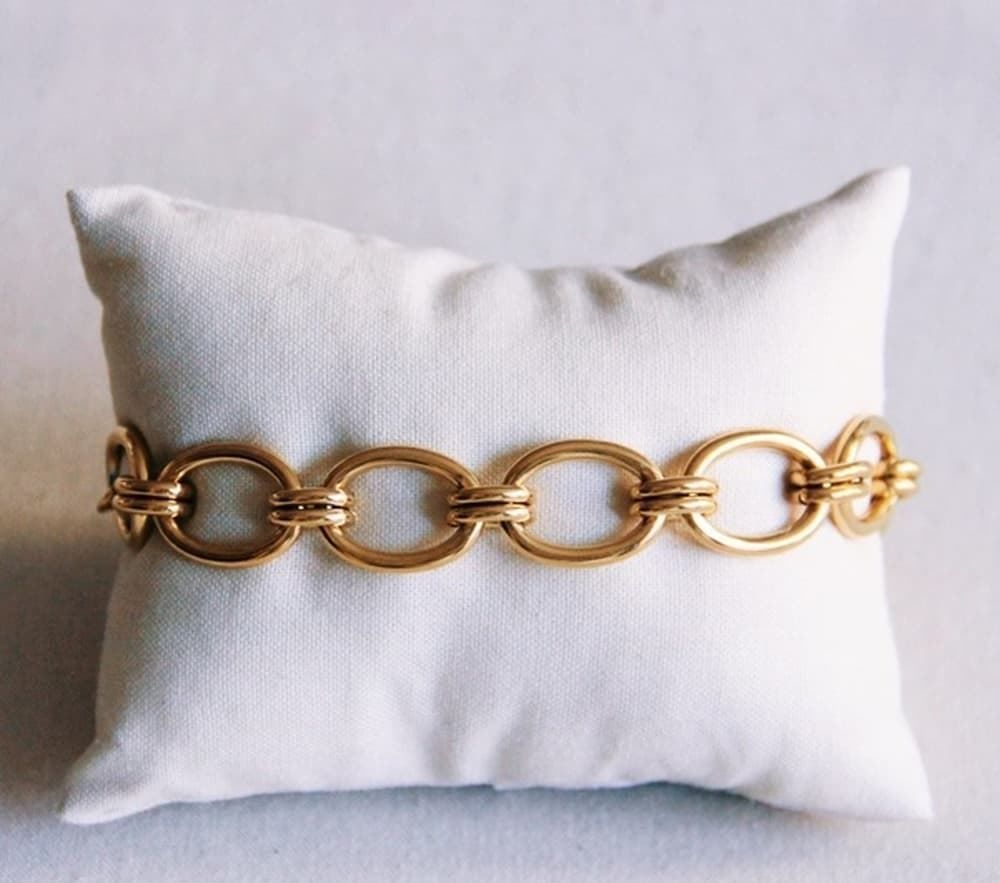 Pulseras de eslabones ovalados - Imagen 1