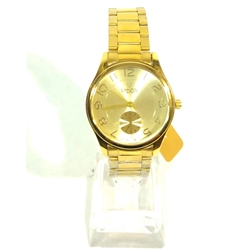 Reloj metalizado dorado - Imagen 1