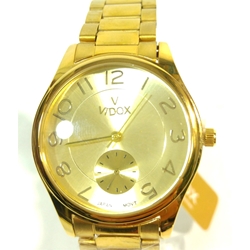 Reloj metalizado dorado - Imagen 2