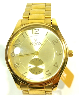 Reloj metalizado dorado - Imagen 2