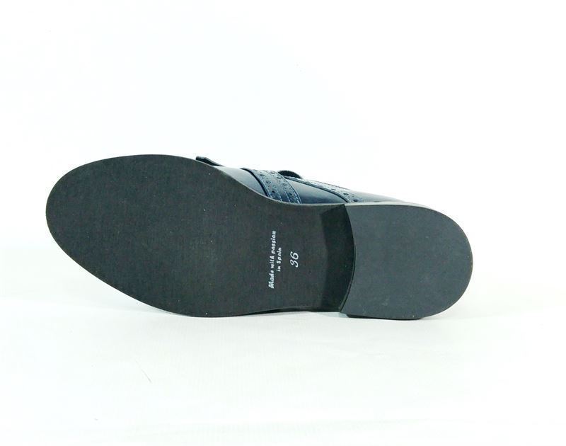 Salonissimos- Zapato azul metalizado mujer - Imagen 4