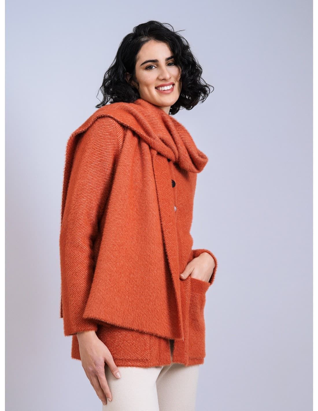 Scorzzo_ Bufanda Jazquard pelux colores - Imagen 1