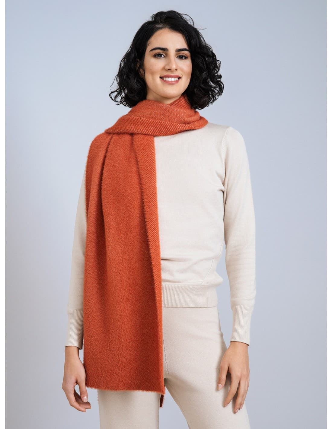 Scorzzo_ Bufanda Jazquard pelux colores - Imagen 2