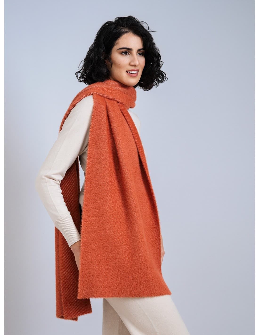 Scorzzo_ Bufanda Jazquard pelux colores - Imagen 3