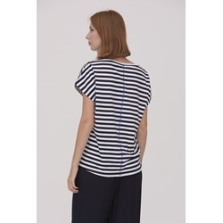 Scorzzo_ Camiseta rayas marino - Imagen 2