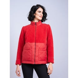 SCORZZO_ Chaqueta cremallera combinada Puffy - Imagen 1