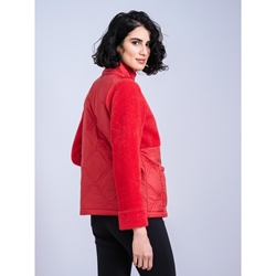 SCORZZO_ Chaqueta cremallera combinada Puffy - Imagen 2