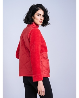 SCORZZO_ Chaqueta cremallera combinada Puffy - Imagen 2