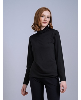 SCORZZO_Jersey básico largo cuello cisne - Imagen 2