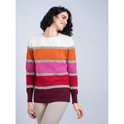 Scorzzo_ Jersey listado cuello redondo - Imagen 1