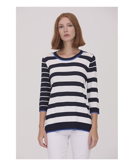 Scorzzo_ Jersey listas con manga 3/4 - Imagen 1