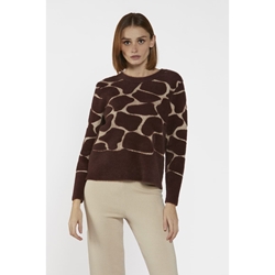 Scorzzo_ Jersey manchas marrón - Imagen 1
