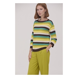 Scorzzo_ Jersey manga 3/4 cuello barco calado - Imagen 1