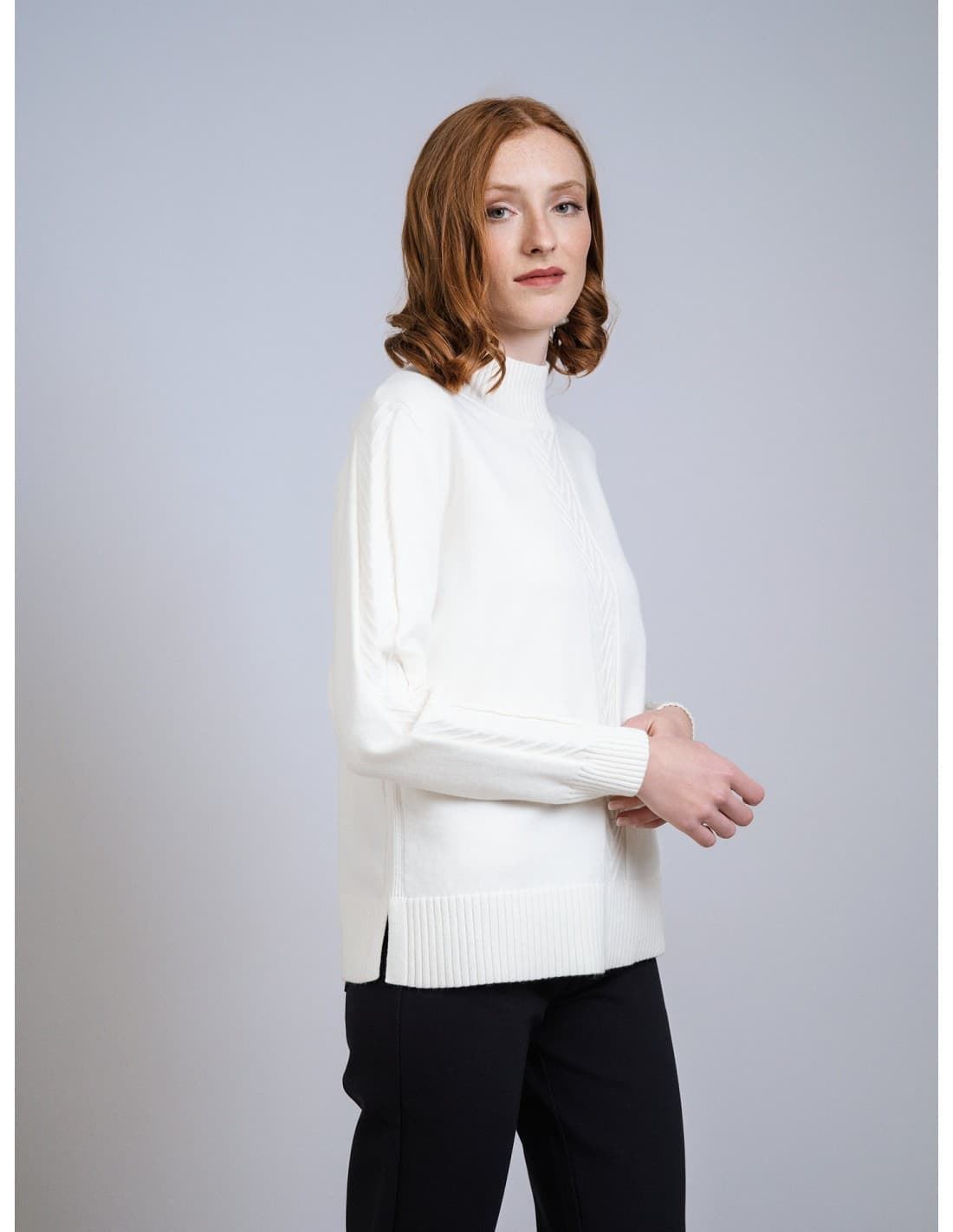 SCORZZO_ Jersey punto cuello cisne - Imagen 2