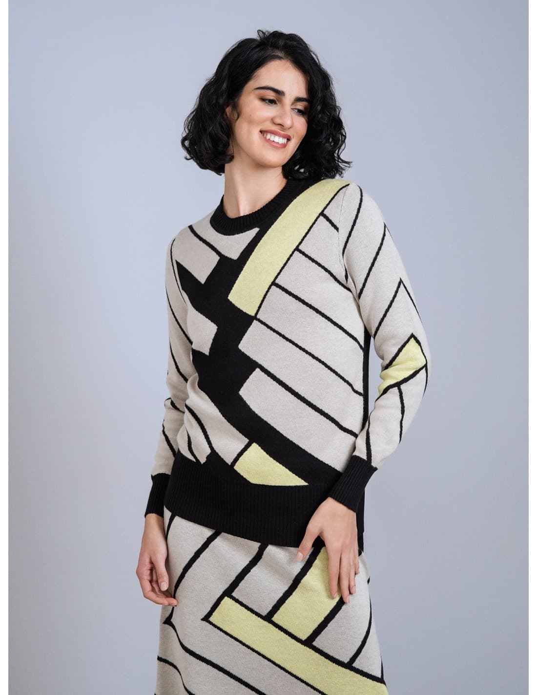 SCORZZO_ Jersey punto Intarsia - Imagen 1