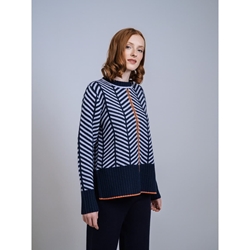 Scorzzo_ Jersey punto marino cuello redondo - Imagen 1