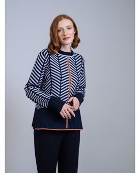 Scorzzo_ Jersey punto marino cuello redondo - Imagen 2