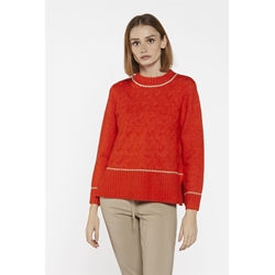 Scorzzo_ Jersey punto naranja - Imagen 1