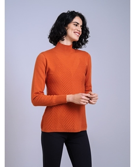 SCORZZO_ Jersey punto teja cuello cisne - Imagen 2