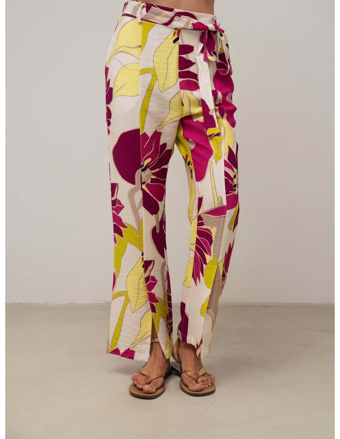 Scorzzo_ Pantalón ancho estampado - Imagen 1