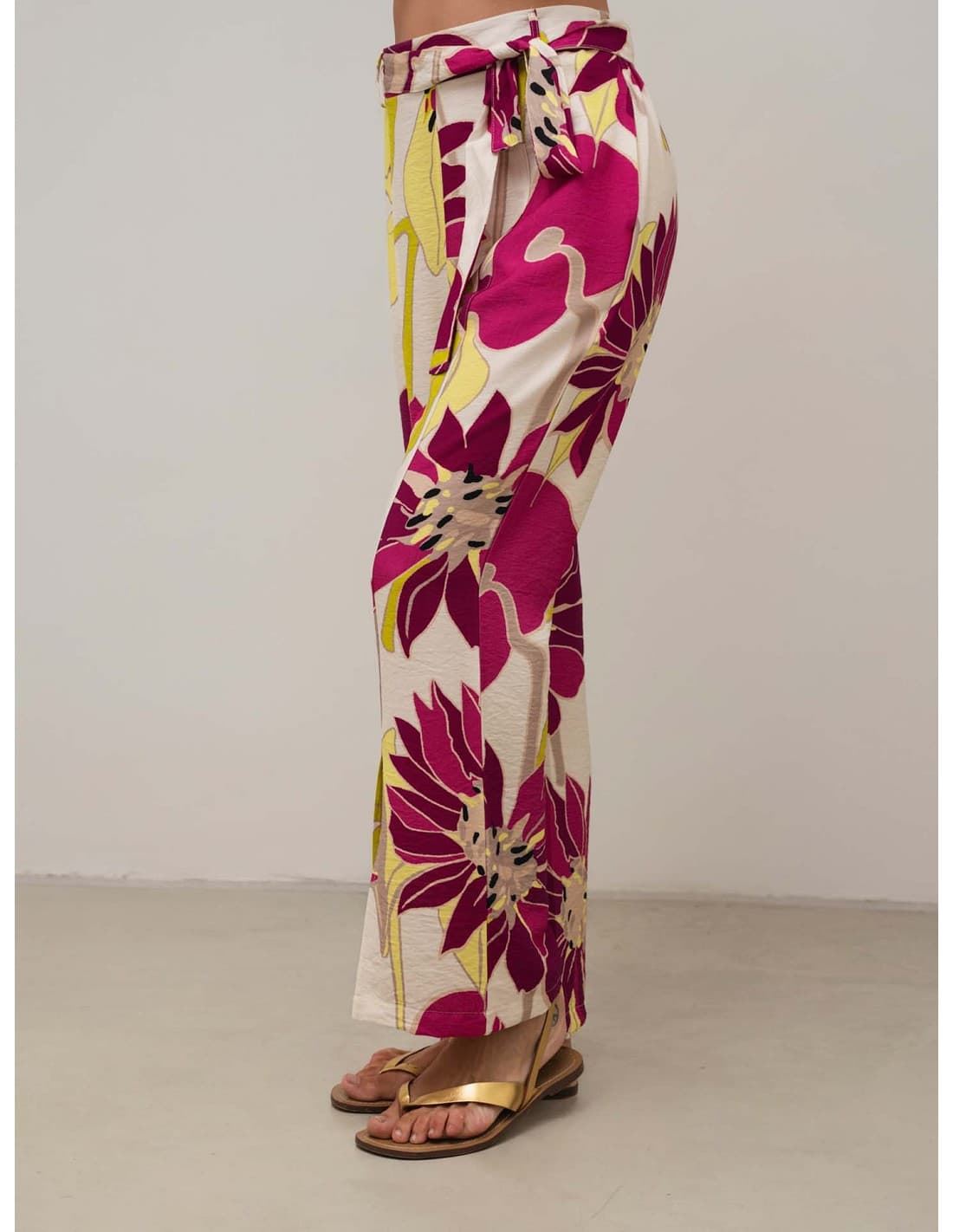 Scorzzo_ Pantalón ancho estampado - Imagen 2