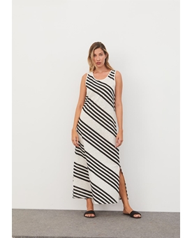 Scorzzo_ Vestido algodón largo - Imagen 1