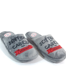 Se me rien lo pies_ Zapatilla abierta en gris para chico - Imagen 2