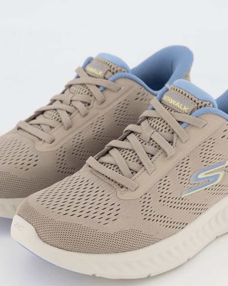 Skechers_ Deportiva slip-ins go walk taupe - Imagen 3