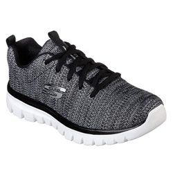 Skechers_ Deportivo cordones gris Graceful - Imagen 2