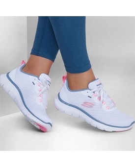 Skechers_ Deportivo flex appeal blanco - Imagen 2
