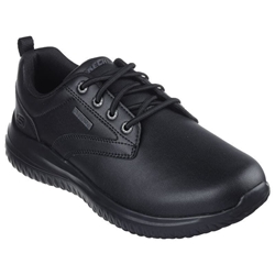 Skechers_ Deportivo negro delson glavine - Imagen 2