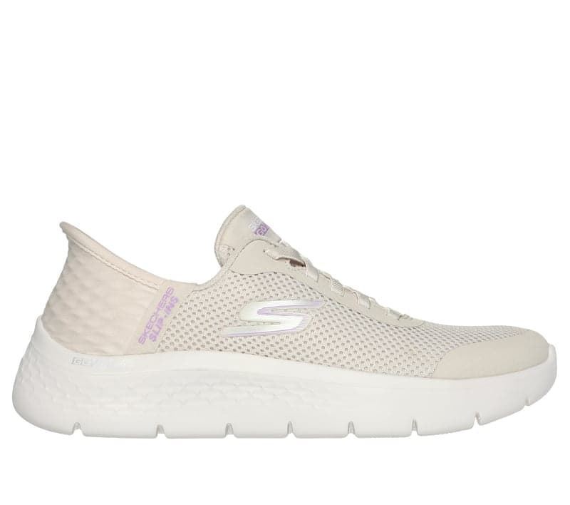 Skechers_ Deportivo slip-ins go walk flex- grand entry beige - Imagen 1