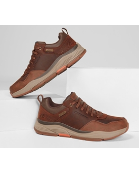 Skechers_ Zapato waterproof marrón hombre - Imagen 2