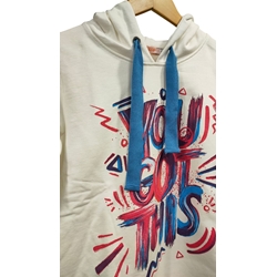 Sudadera con capucha blanca - Imagen 2