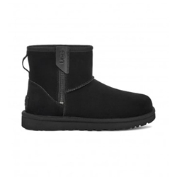 UGG_ Bota W Classic Mini Bailey Zip negra - Imagen 1