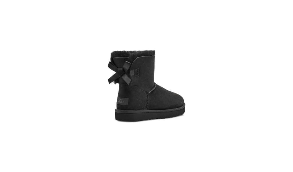 UGG_ Bota W Mini Bailey Bow II Black - Imagen 2
